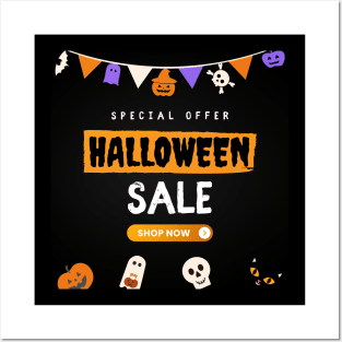 Halloween sale Posters and Art